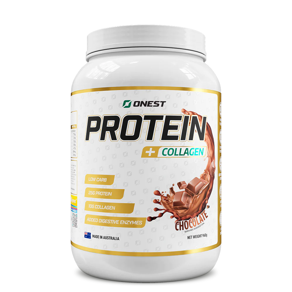 ONEST Whey Protein + Collagen | Chocolate - Fitness Hero Brand new