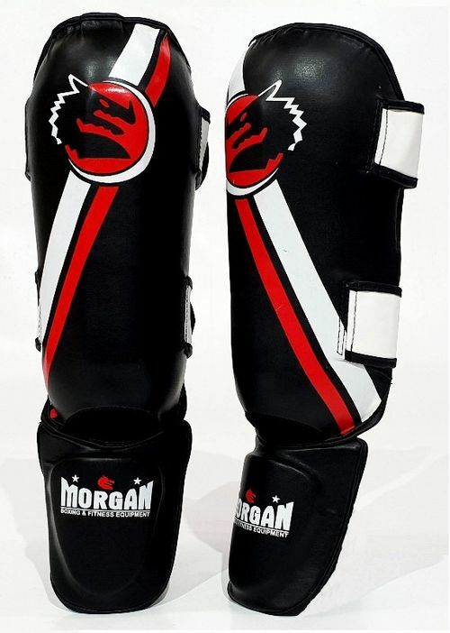 Fitness Hero presents The Morgan Classic V2 shin and instep guards. These guards are super durable and offer coaches, trainers, and athletes high-quality performance. Using a latex high-density latex inner padding has resulted in an extra thick contoured moulded foam technology that ultimately provides high shock-absorbing shin and instep coverage for all training demands.